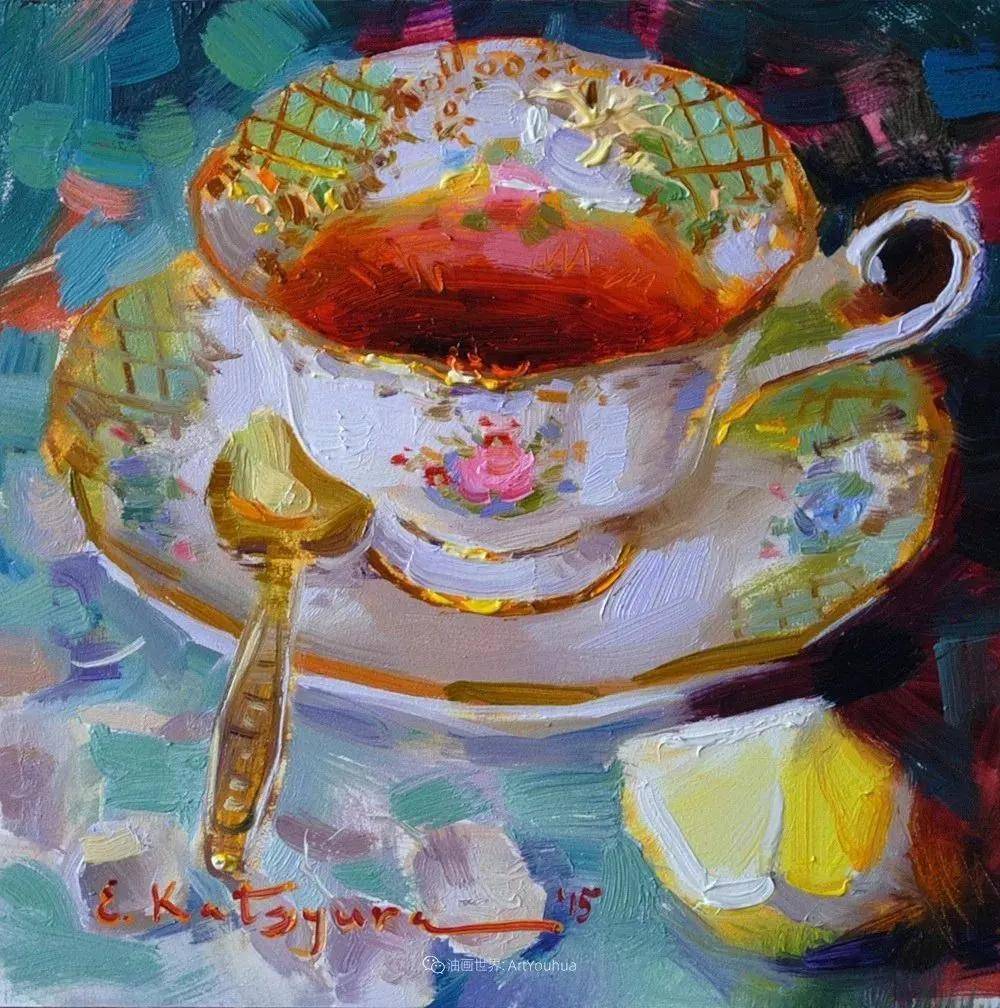 俄罗斯女画家埃琳娜卡特修拉静物作品欣赏