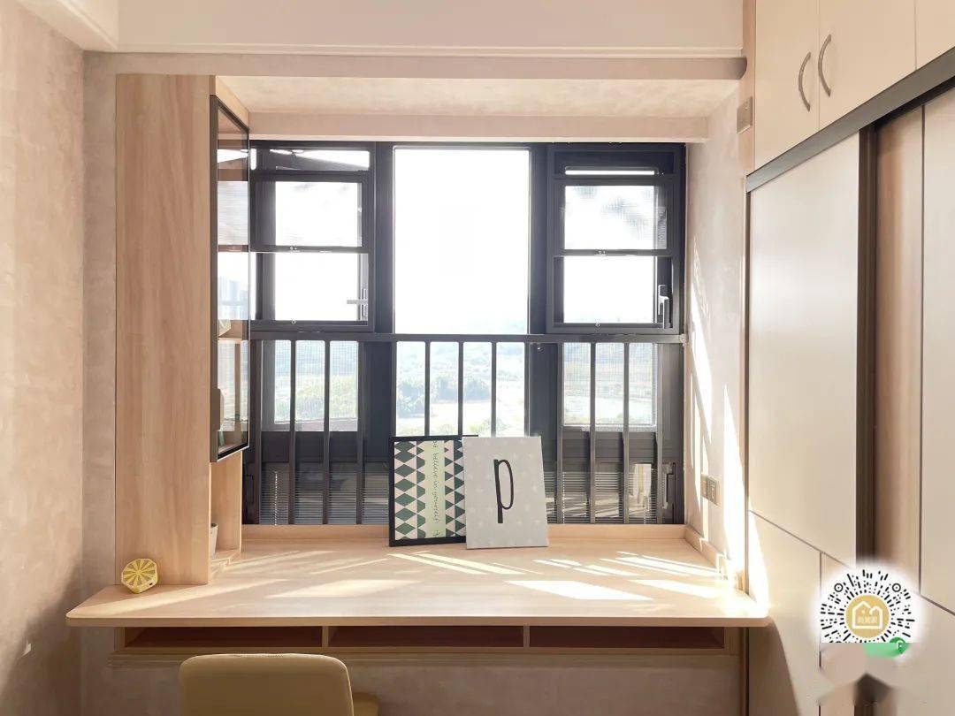 讲真,飘窗改的好,真能多出一间房!_书桌_改造_收纳