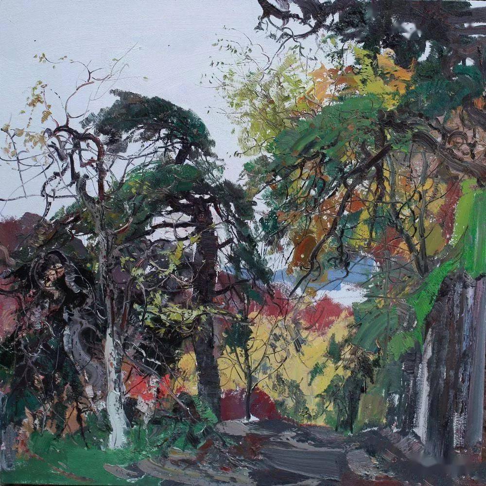 张延昭 帽儿山风景作品