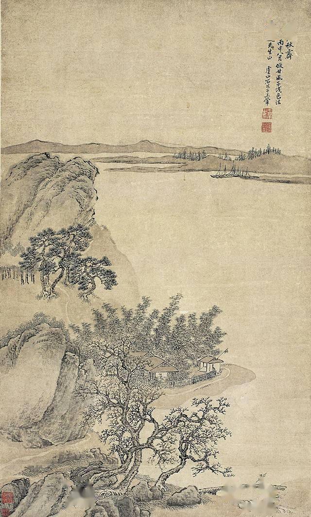 清初四王山水_王时敏_王翚_王鉴