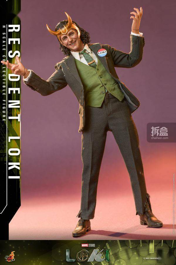 珍藏版HOTTOYS 1/6 洛基 总统洛基LOKI TMS066 1/6可动人偶