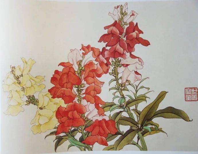 荣宝斋工笔花卉画谱，值得珍藏！_搜狐网