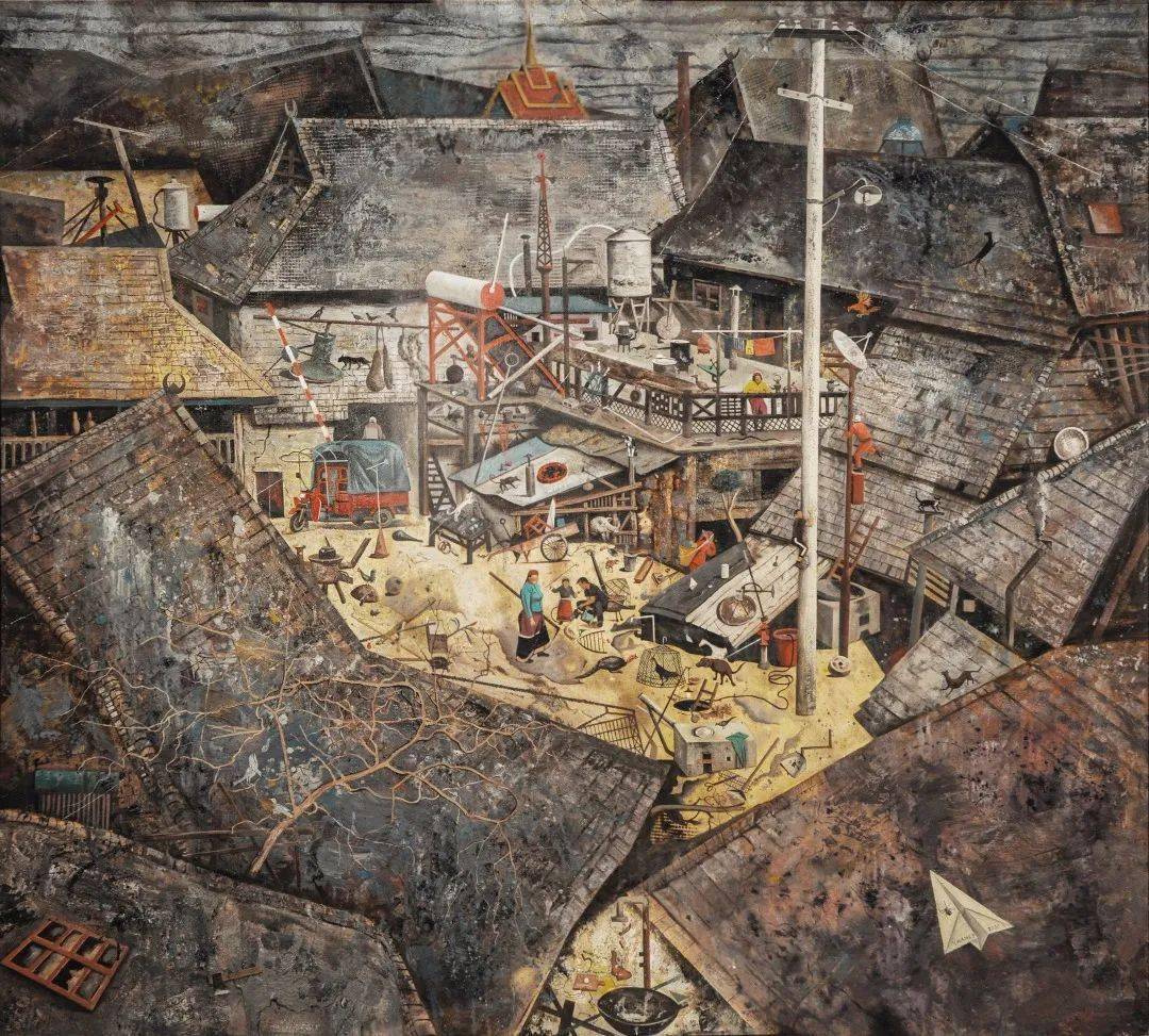 中国艺术家优秀作品精选_cm_布面_油画