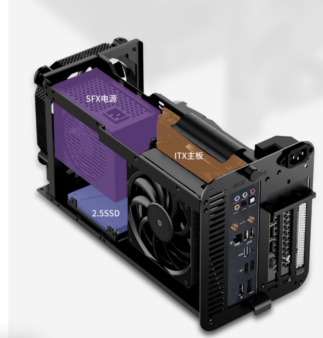 乔思伯推出 V11 ITX 机箱：可立可卧，铝合金一体化设计