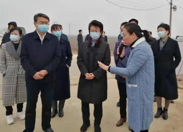 赵素萍带队到汤阴县调研灾后恢复重建工作