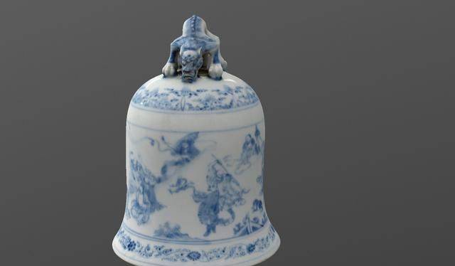 明清淡描青花瓷器鉴赏 线条 纹饰 清代