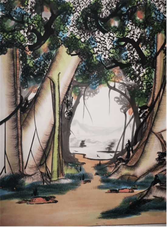 焦墨彩墨榕树皴法创始人罗清元:汩汩清泉润榕树 池池活水灌砚田