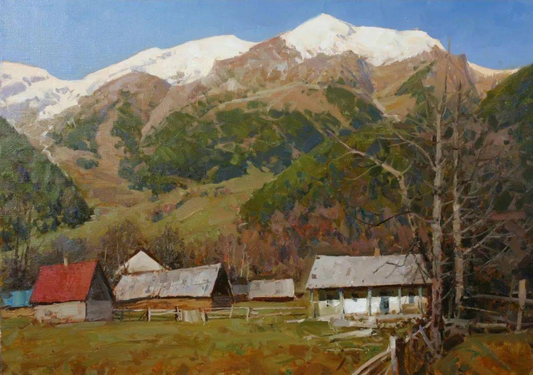 俄罗斯风景之美亚历山大巴比奇风景油画作品欣赏