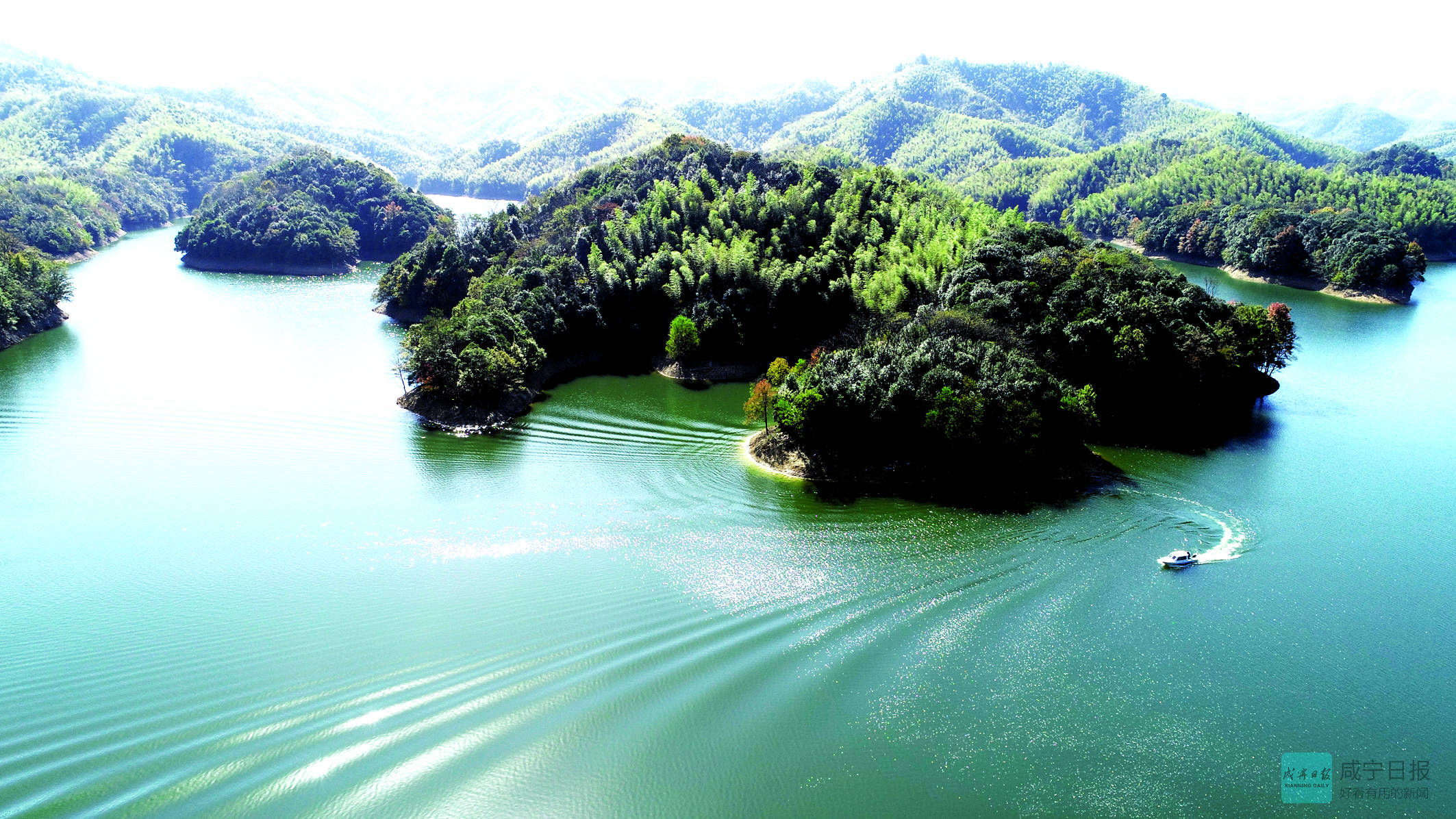 嫦娥湖美景如画