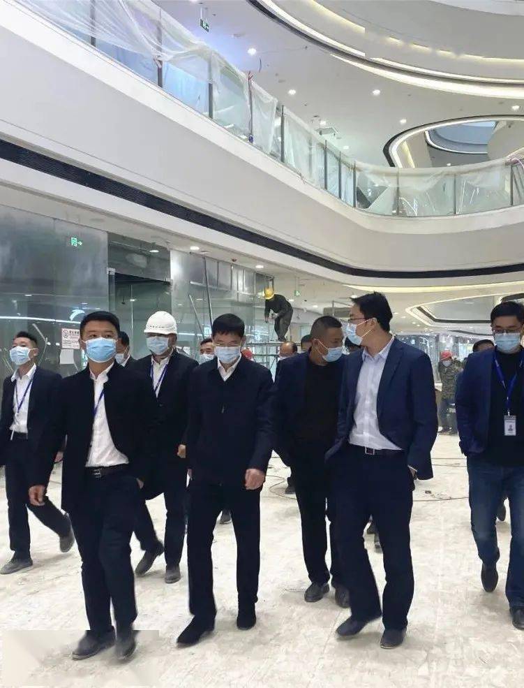 区委书记来阳逻了!视察万达广场!_新洲_项目_赵利洪