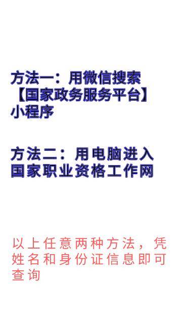 實用攻略:如何快速查詢自己有哪些職業資格證書?_國家_步驟_服務平臺