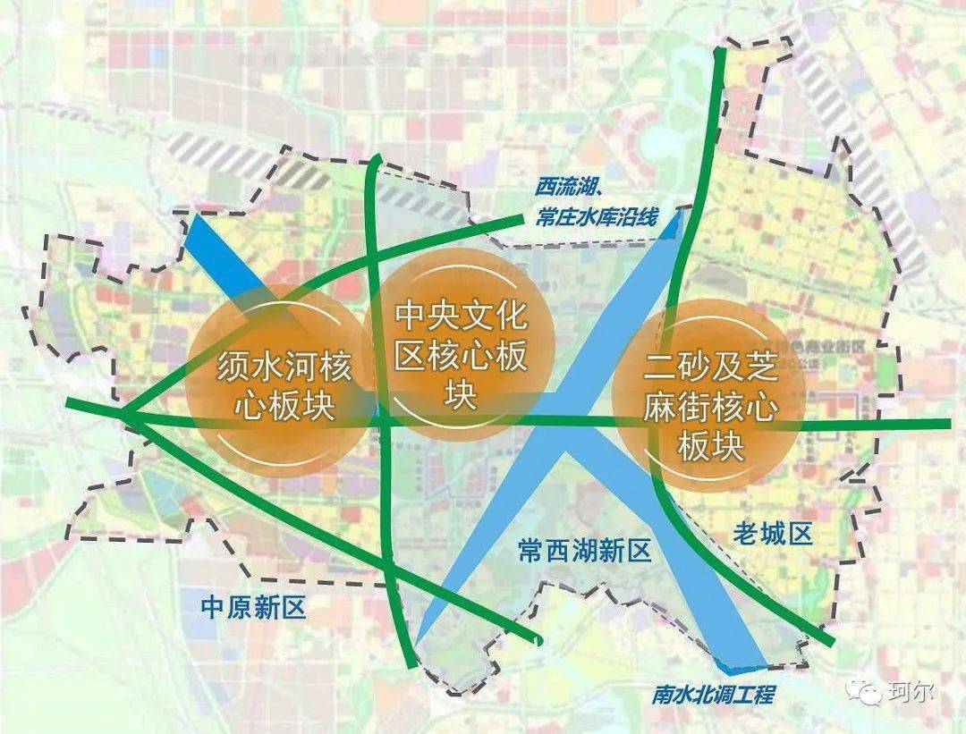 郑州市中原区规划图图片