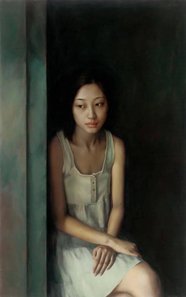 平静表面下的心灵再造中国油画家李文涛人物油画作品欣赏