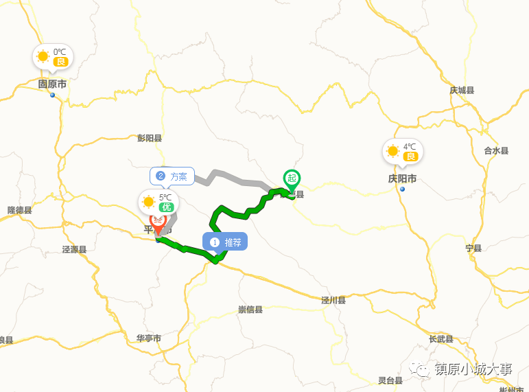 甘肃天庄高速路线地图图片