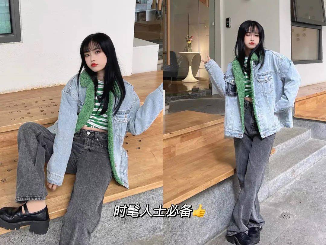 氛围 冬天第1套look，跪求你这样穿，好看又高级！！