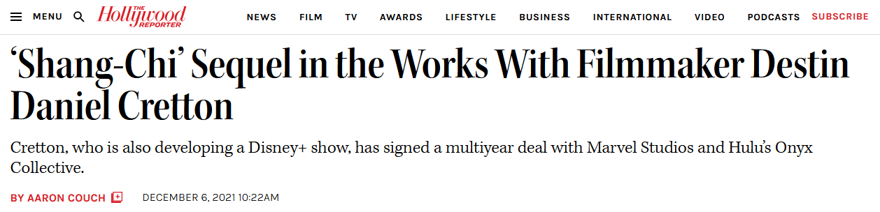 电影|《尚气》将拍续集，港媒：梁朝伟报名奥斯卡最佳男配角