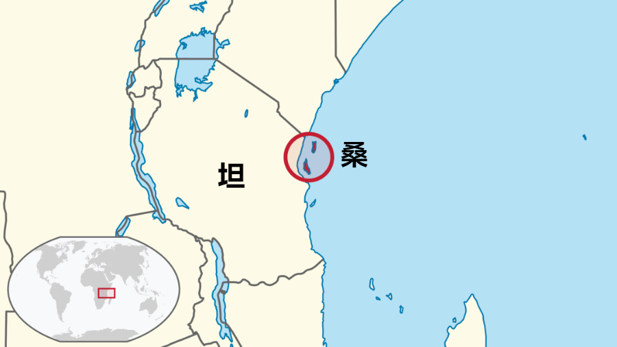 坦桑尼亚位置图片