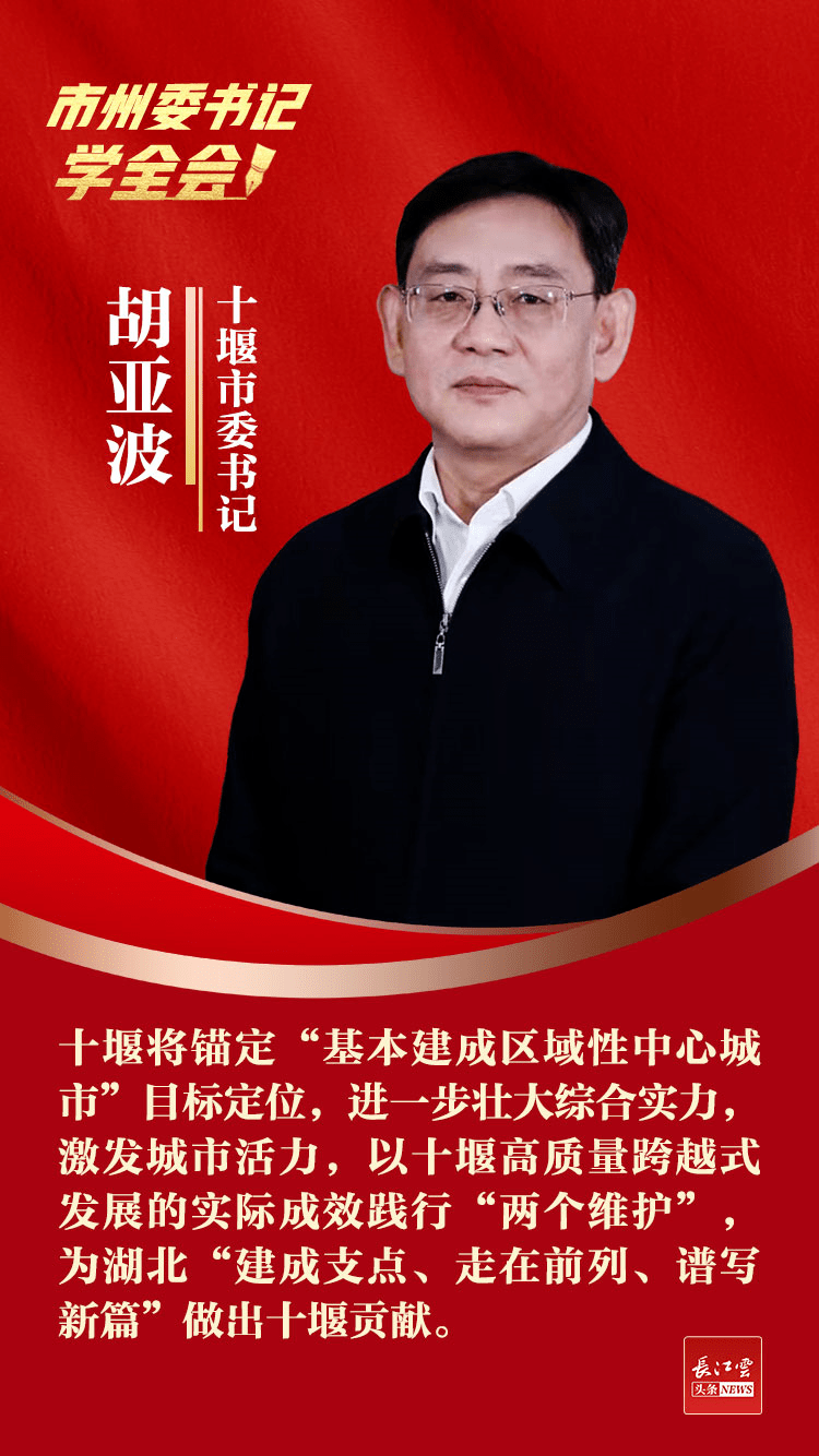 海报| 今后怎么干?湖北各地市委书记,市长定下发展小目标