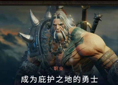 游戏中的各个职业也是近年游戏中较为经典的人物设定,其中包括野蛮人