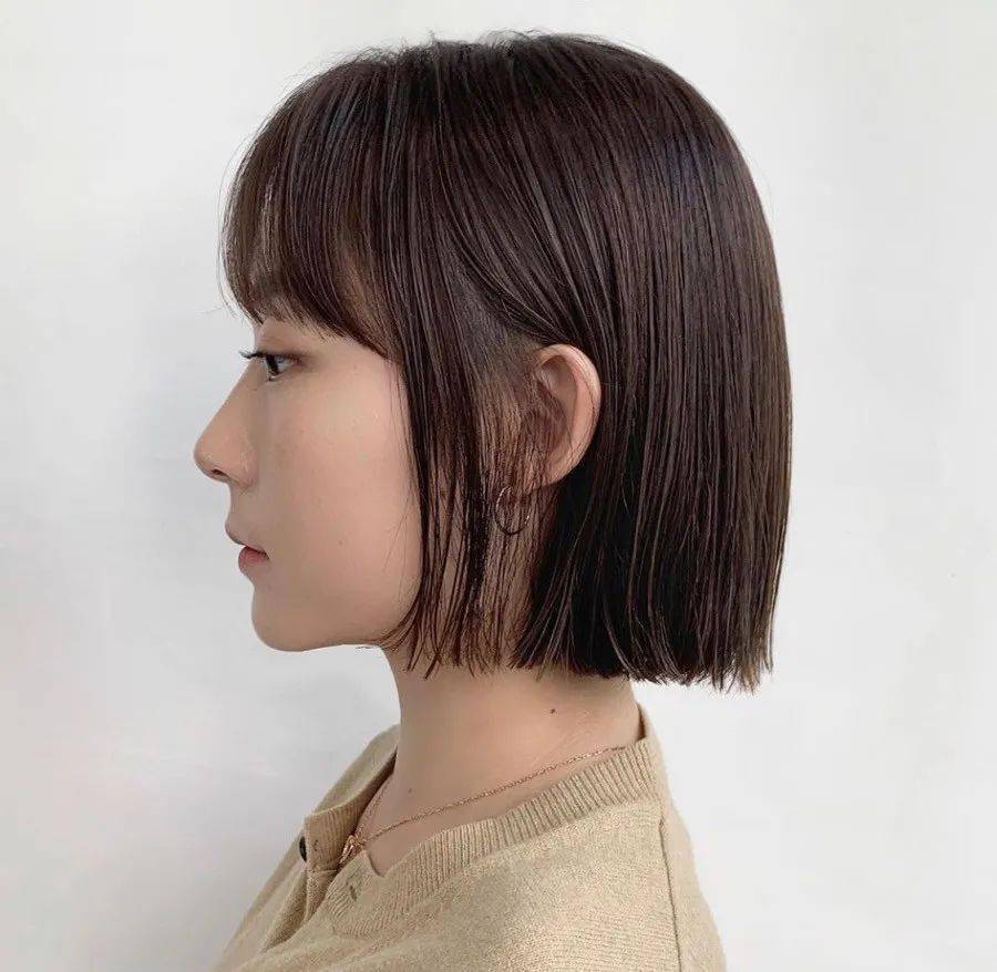 齐耳bob也太适合冬季了