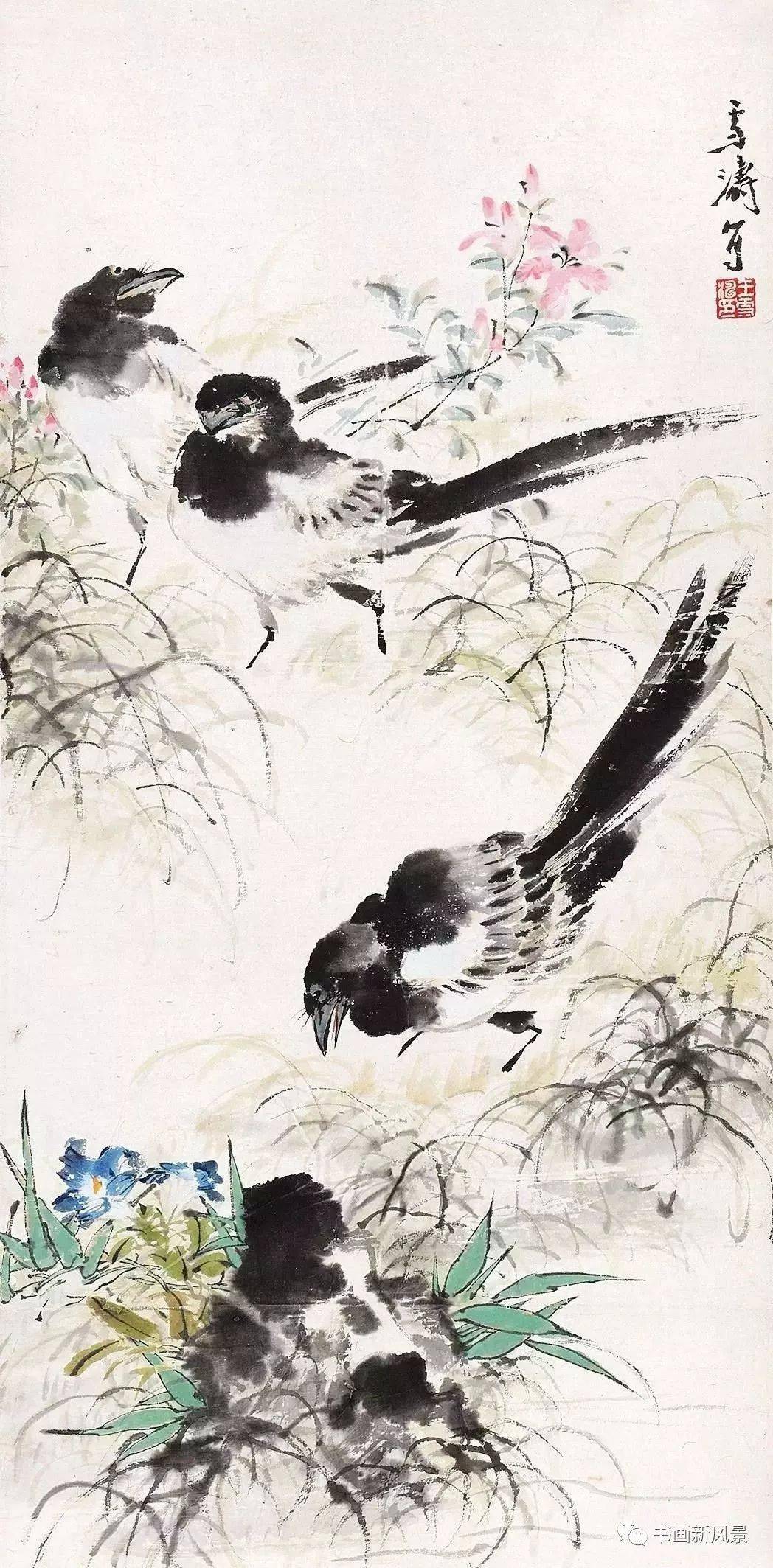 王雪涛画喜鹊精选30幅极具巧思