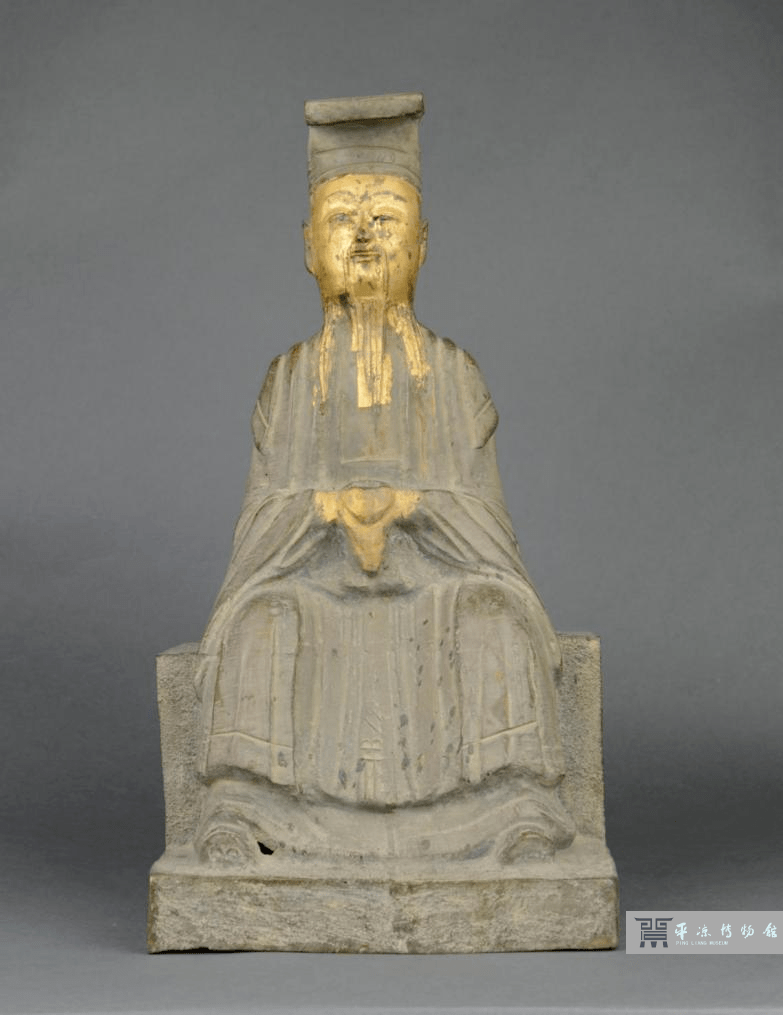 创建全国文明城市61平博珍藏在线鉴赏刷金铜天官尧王坐像