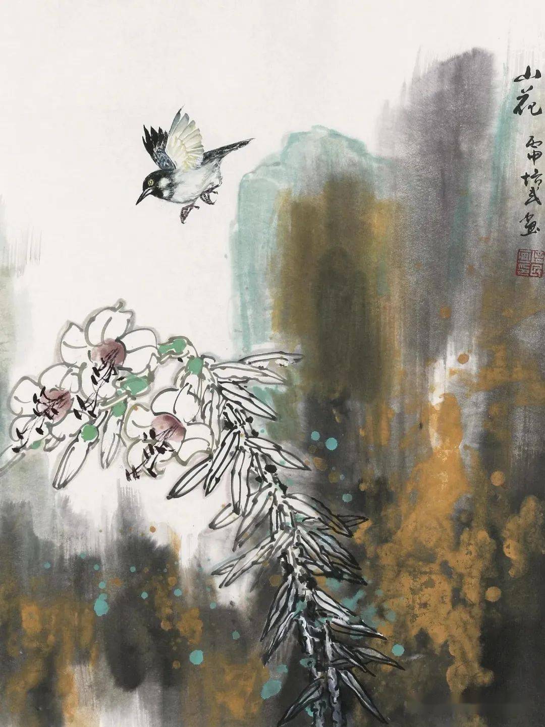 贵州画家夏培民的写意花鸟画好看