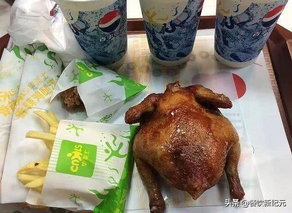 华莱士，麦当劳，肯德基，这3家汉堡店的手扒鸡，差距一目了然