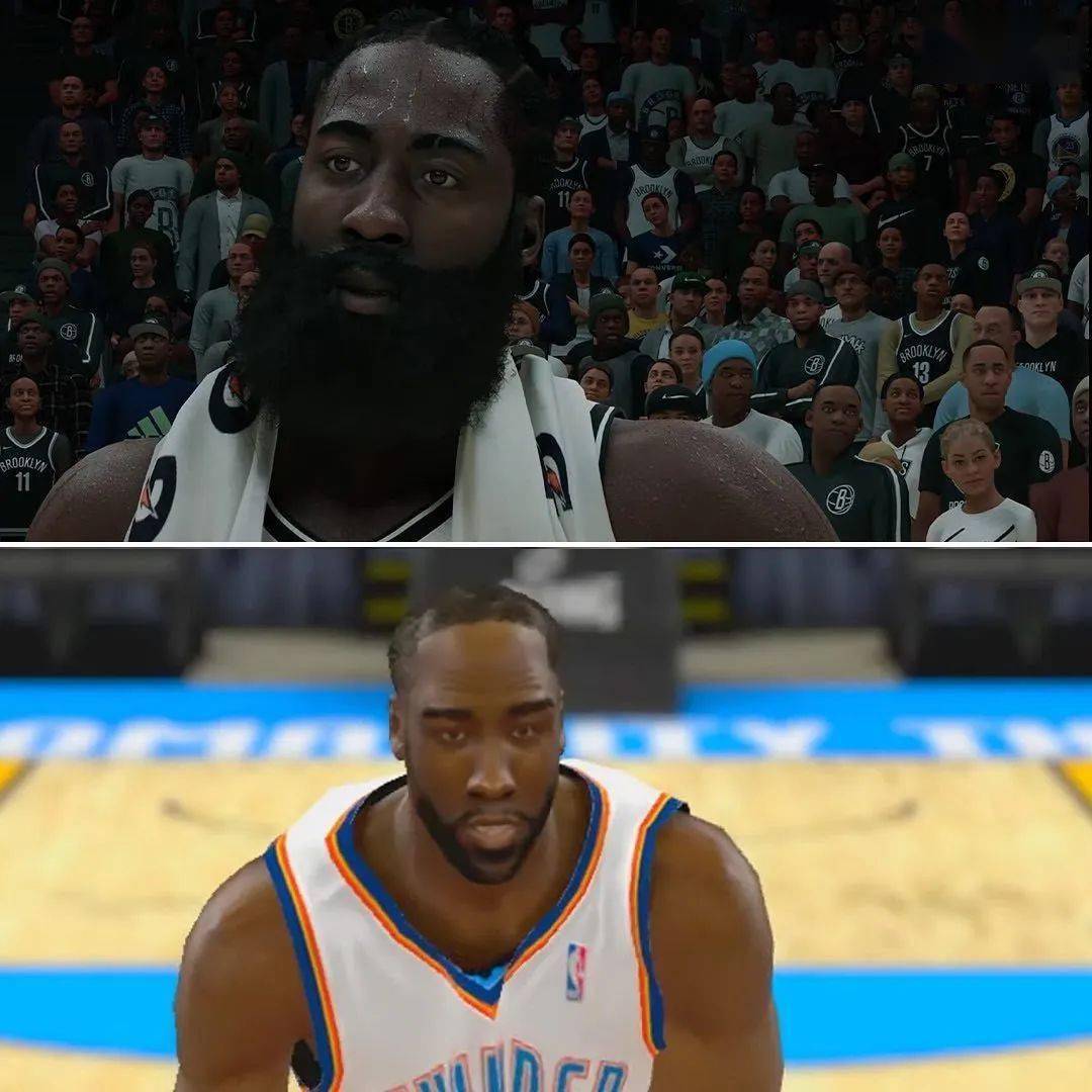 科技在进步！球员2K对比图