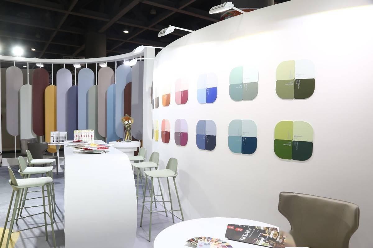 广州来自北欧灵动色彩的“青春之约”芬琳漆亮相2021广州设计周