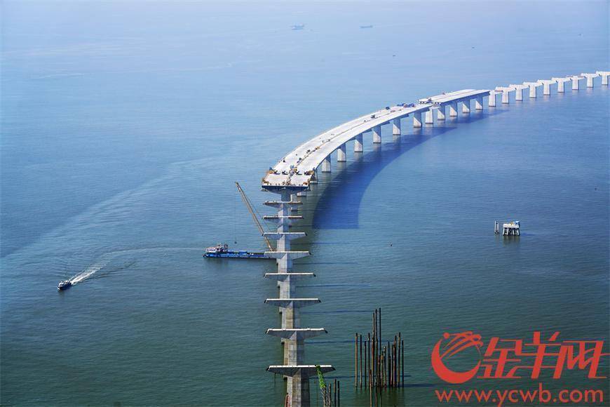 深中通道鲲鹏展翅飞跃伶仃洋