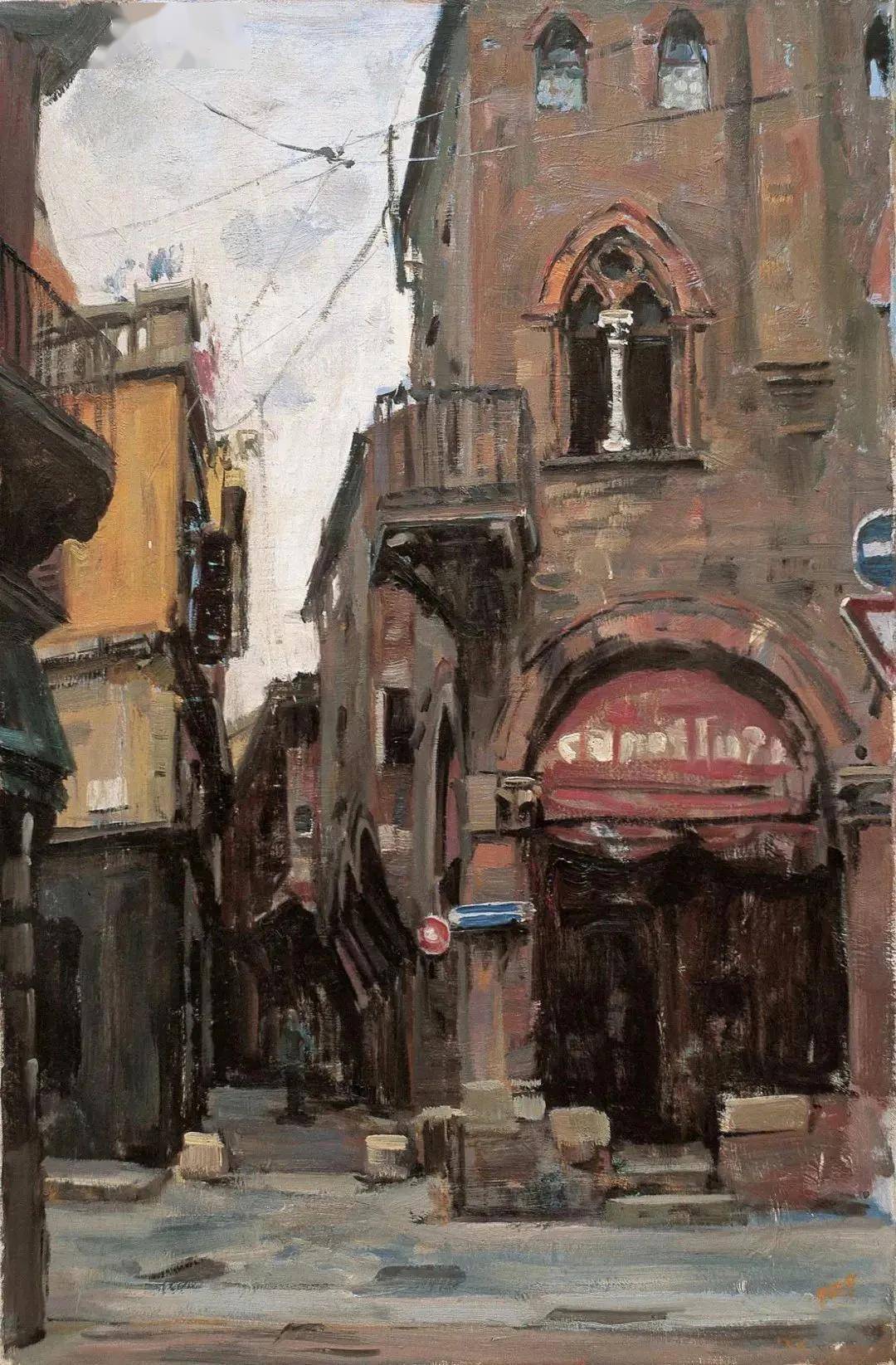 国美教授何红舟油画作品