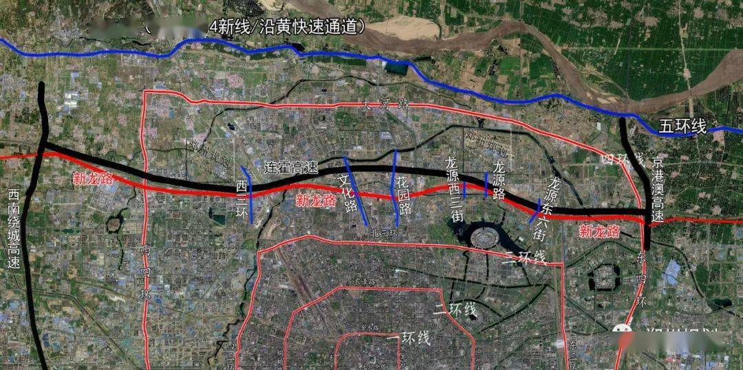 航拍三全路,彩虹桥最新进度,两条大北区要道何时能通?_拆解_三环_郑州