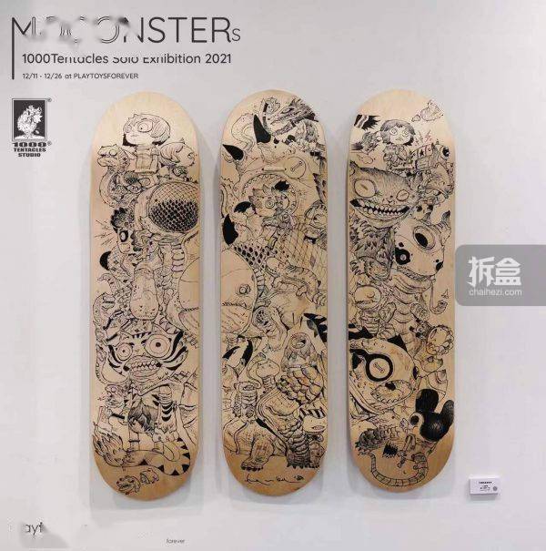 平面|MOOONSTERS – 1000Tentacles Solo Exhibition 2021