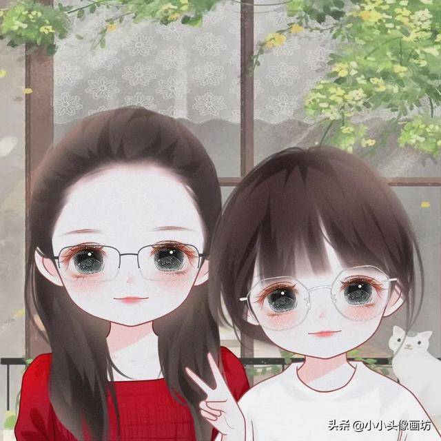 你的头像该换了,2021幸福美满的真人卡通全家福头像,温馨又好看_头像