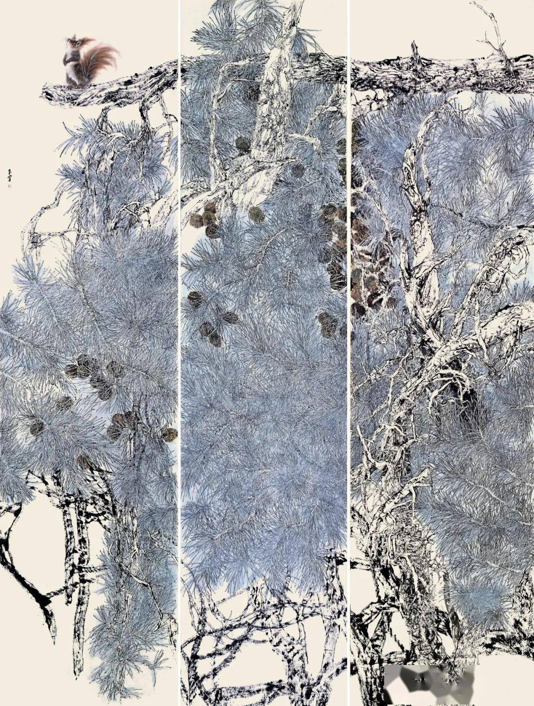 超逸旷远李玉军国画作品