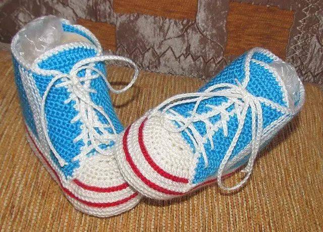 教程最潮的婴儿运动鞋给你家宝宝钩一双吧