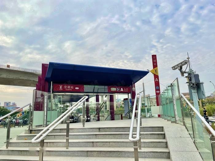建成后在项目约500处,会设有坭紫站,未来建成通车,项目即攀升为双地铁