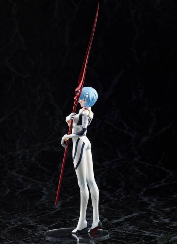 《eva》绫波丽手办:手持朗基努斯之枪!表情温婉动人_wave_效果_战斗服