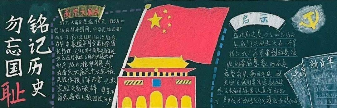 关于国家的黑板报图片图片