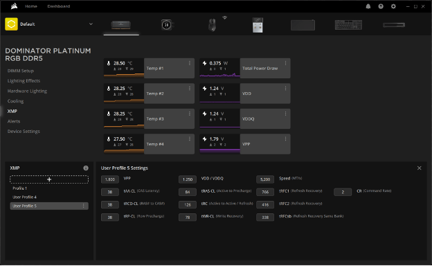 马甲|海盗船发布统治者白金 RGB DDR5 内存：6400MHz，支持软件超频