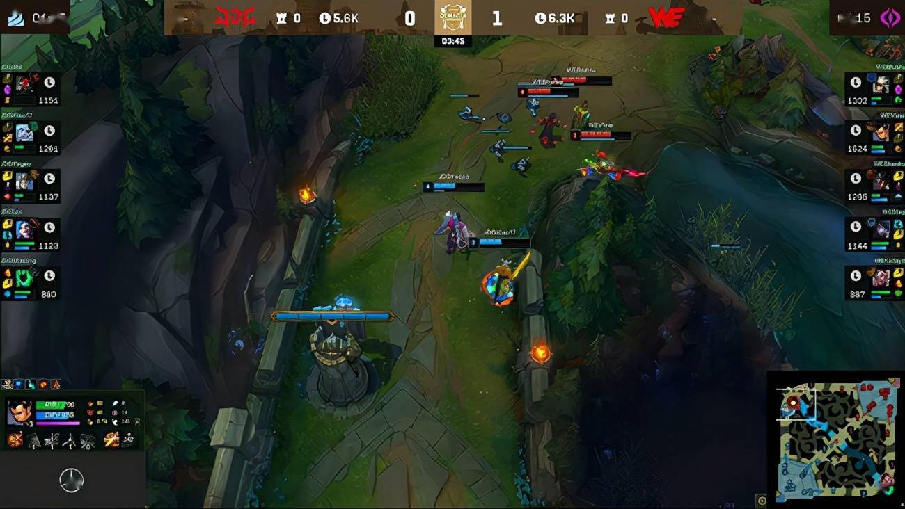 中路|LOL-德杯：Yagao状态低迷惨遭压制，JDG不敌WE苦吞三连败