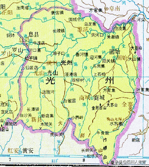 旧潢州地图 古光州今信阳潢川县历史沿革_弋阳县_黄夷_诸侯