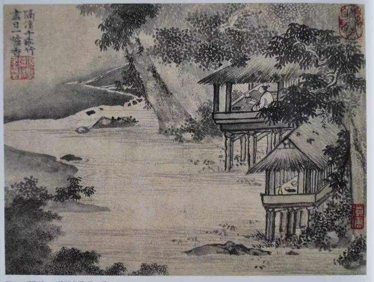 宋代苏轼《东坡题跋·书摩诘蓝田烟雨图》:味摩诘之诗,诗中有画;观摩