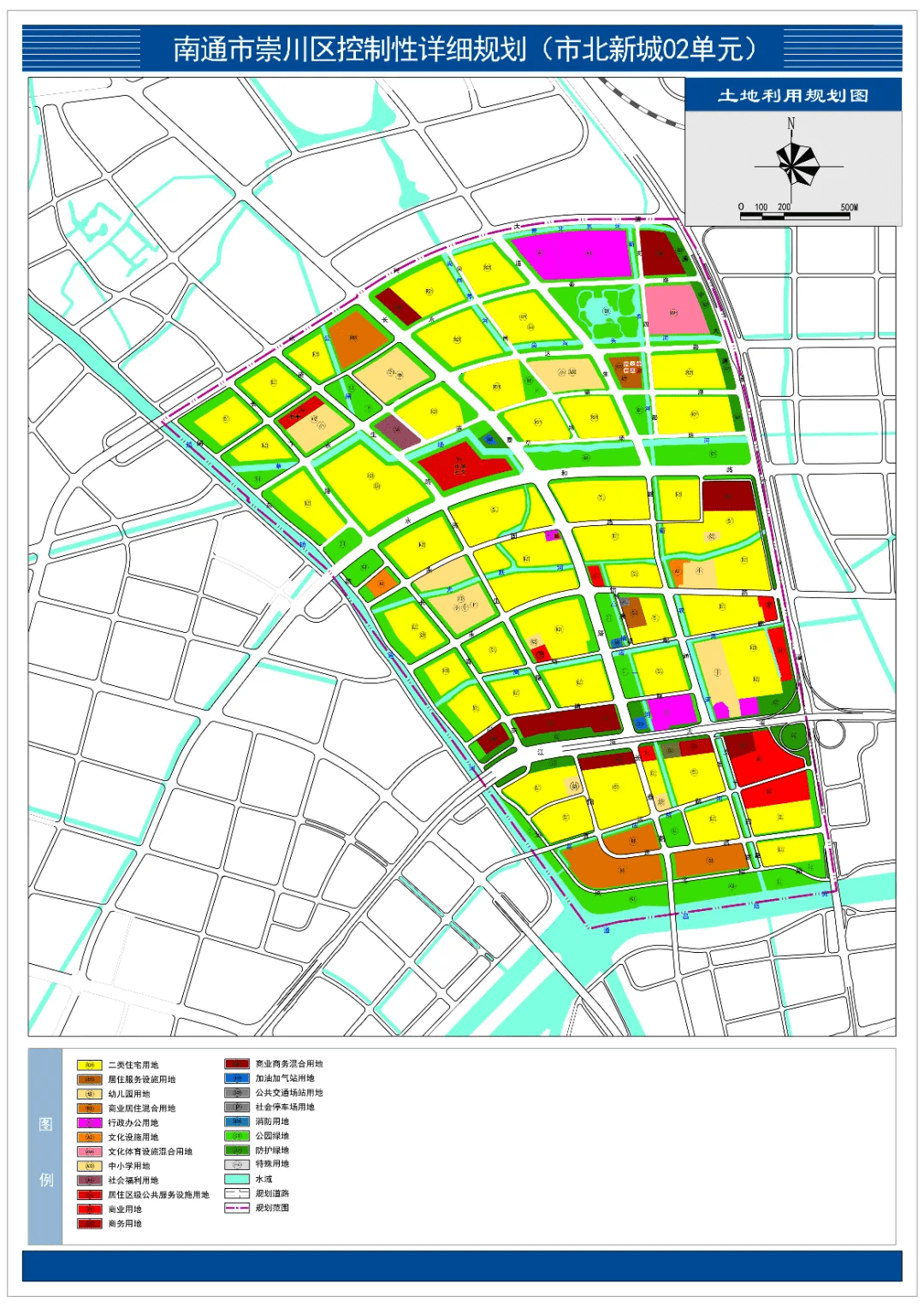 南通主城区规划出炉,涉及崇川,中创…_新城_单元_街道