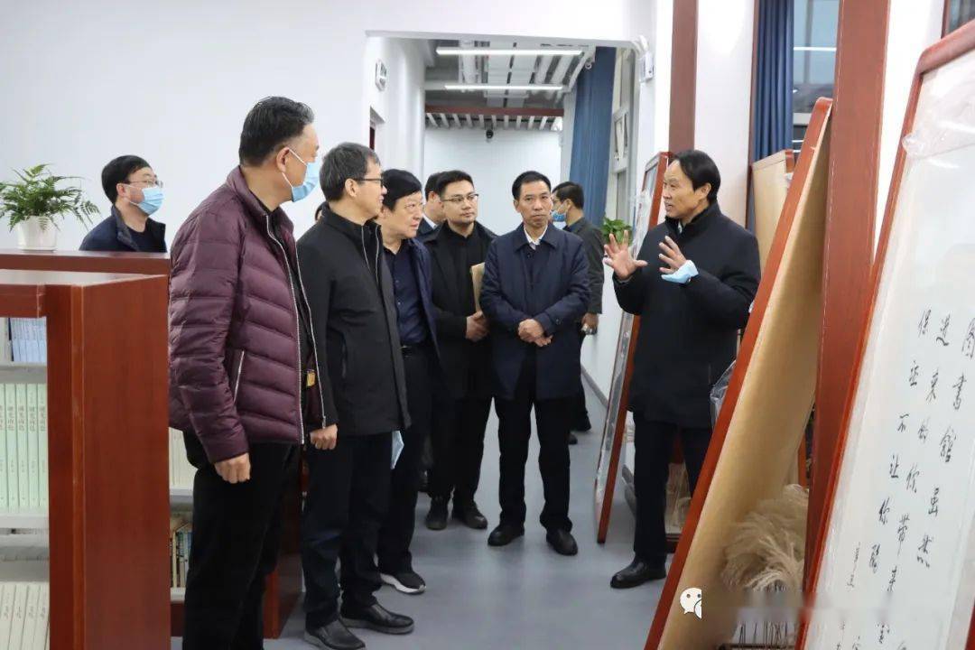 金浩书记一行深入湍北高中调研_邓州市_大新_文化