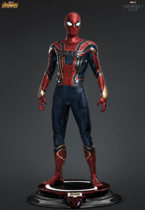 queenstudios钢铁蜘蛛侠11全身雕像售价45800元