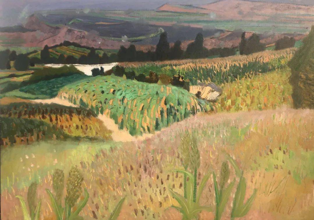 【画啦】王克举 | 浑源写生(附实景图)_cm_画面_油画