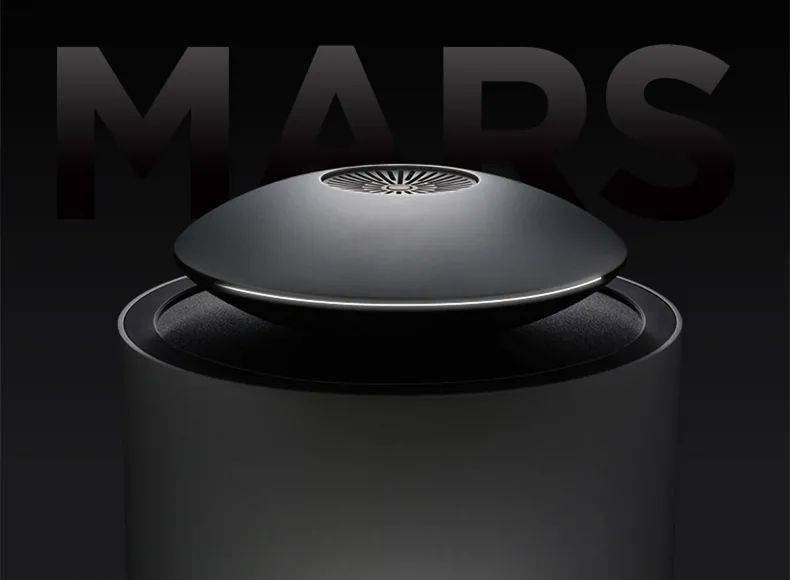 这款磁悬浮音箱实在太魔幻了