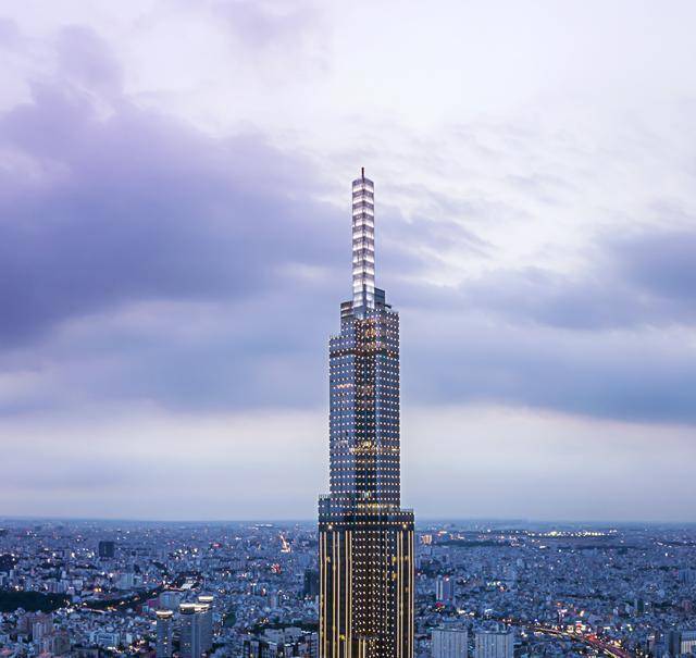 东南亚第一高楼越南新地标地标塔81设计灵感源自竹子